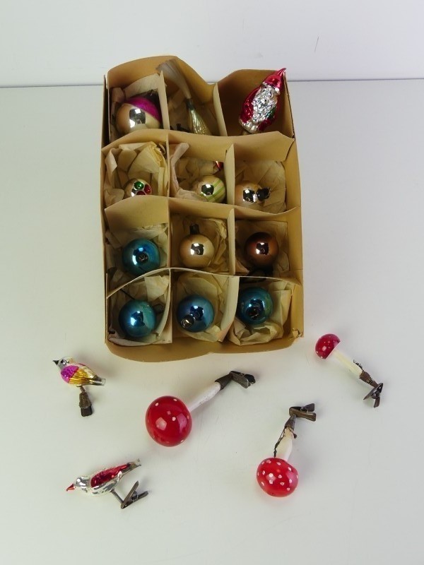 Lot van vintage kerstdecoratie - AJEKO