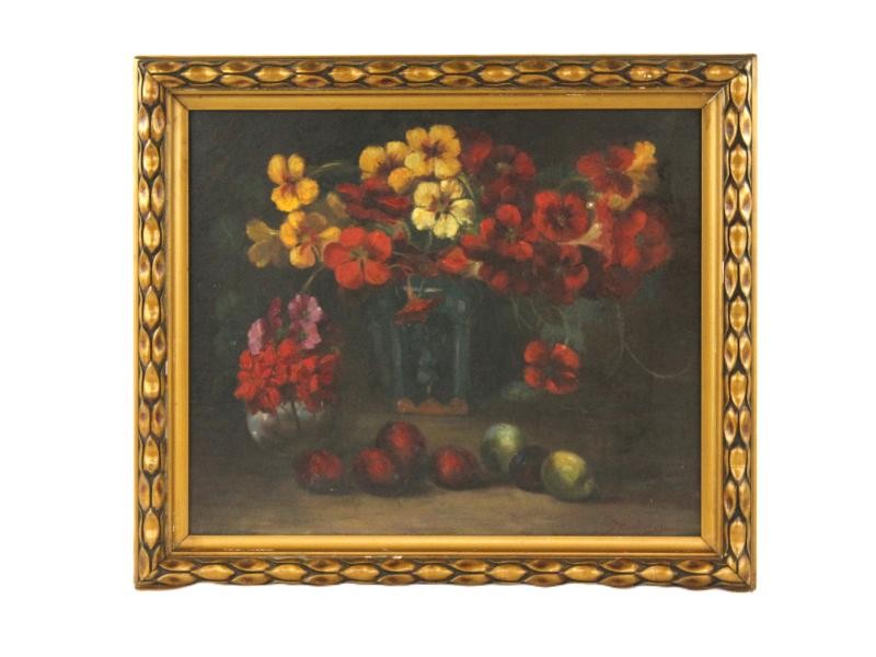 Olieverfschilderij met stilleven - Joannes Baptista Barkhuijsen (1874-1945)