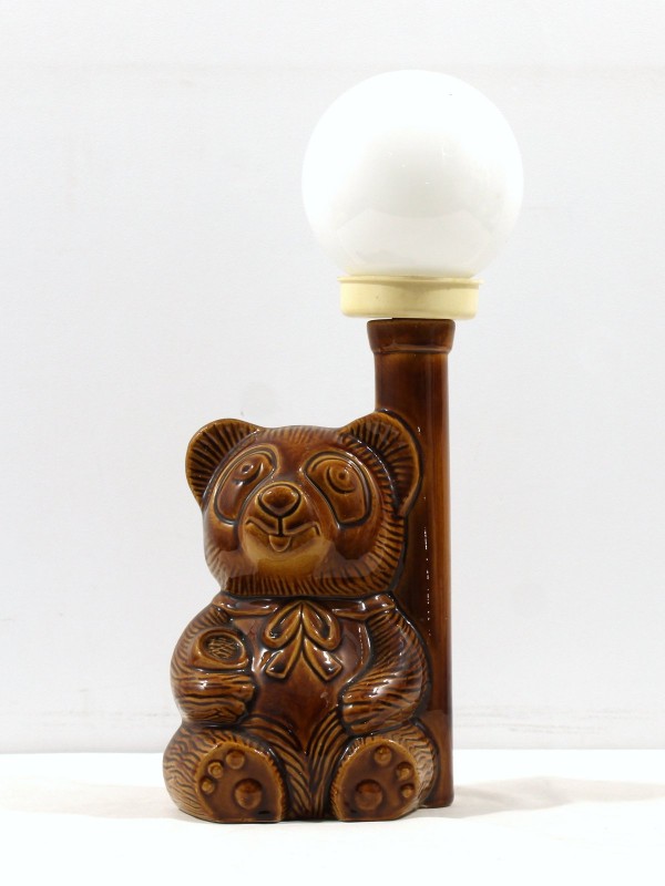 Vintage Keramische Berenlamp