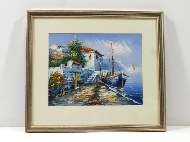 Mediterraans Olieverfschilderij