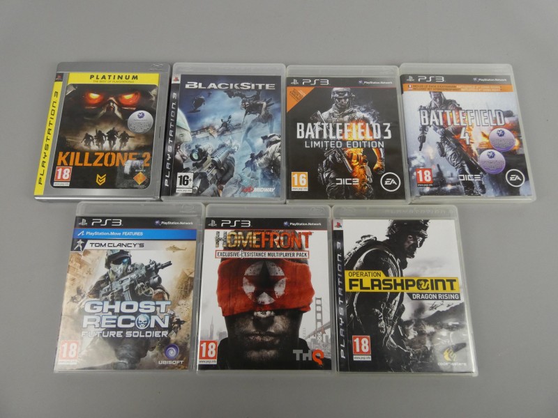 Collectie PS3 Shooter games