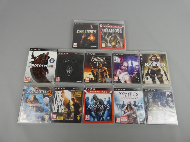 Uitgebreide PlayStation 3 (PS3) Game Collectie