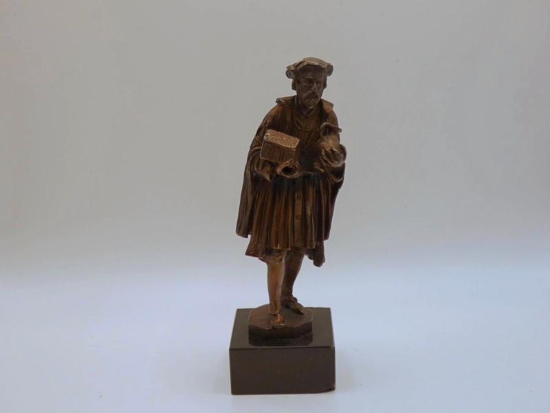 Bronzen beeldje Junker Jörg