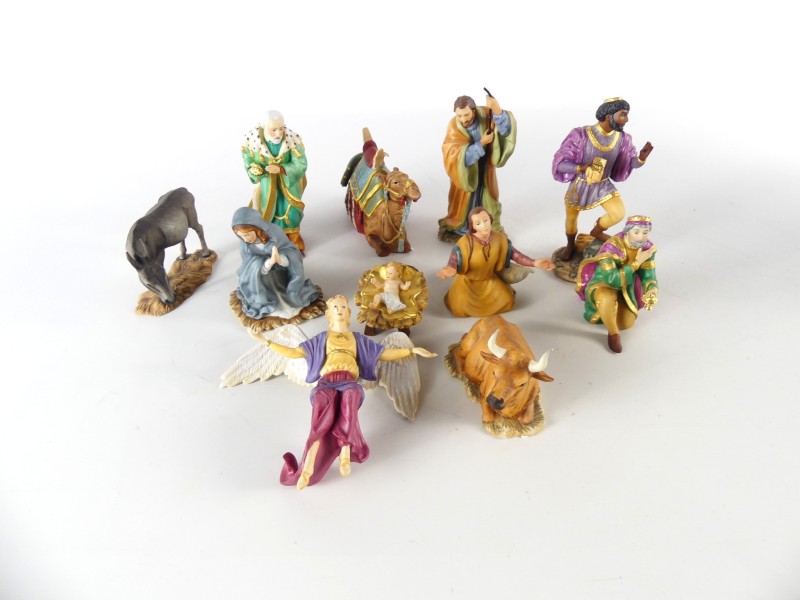 Vintage kerststal figuren - Franklin Mint