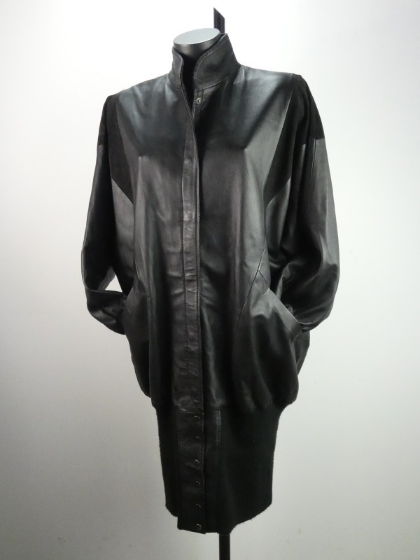 Elegante leren damesjas - Yves Saint Laurent