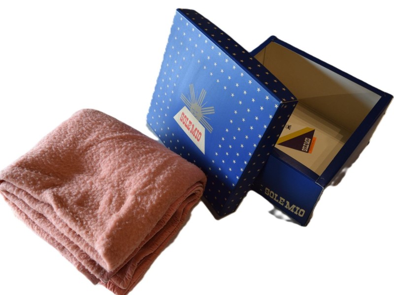 Solemio deken, zuiver scheerwollen deken