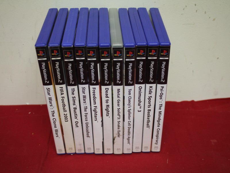 Lot van 11 Playstation 2 spelletjes (Art. 3188)