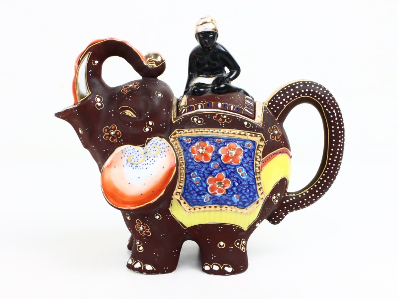 Decoratieve theepot – Samurai (Japan)