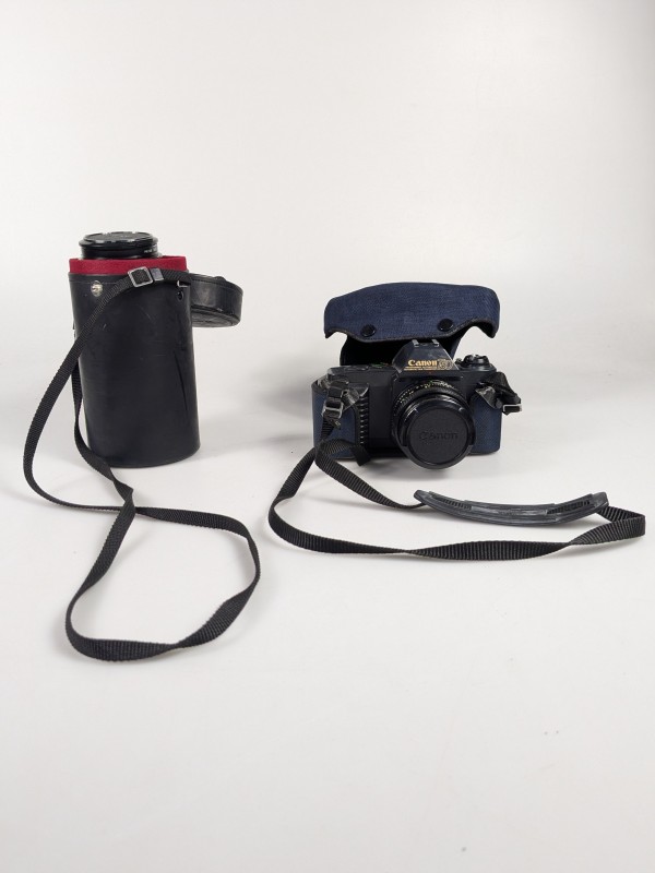 Canon T50 analoge spiegelreflexcamera – met lens & originele hoes