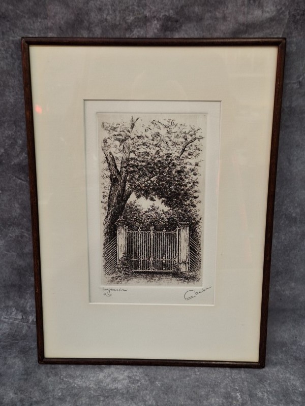 “Impressie” - Ets 3/30 (handgesigneerd) - Eric Meuleman