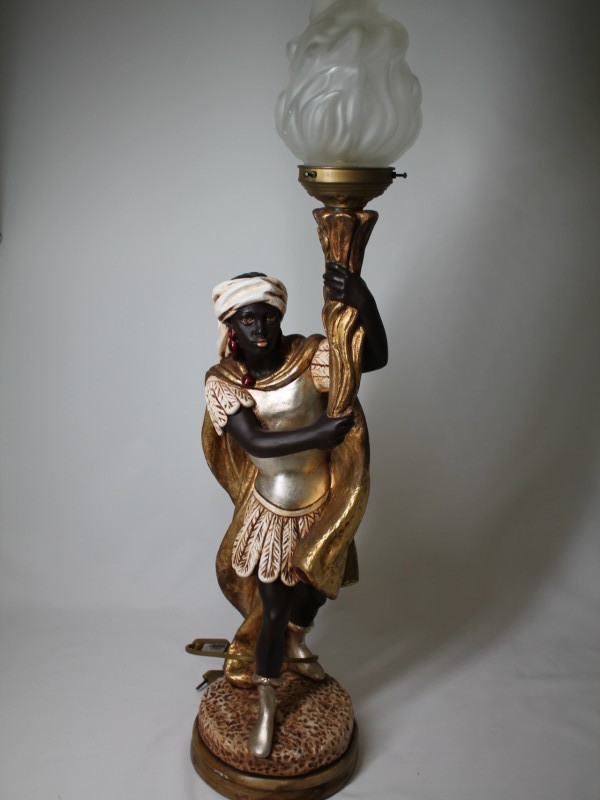 Venetiaanse Blackamoor Kandelaar  (Art. 3442)