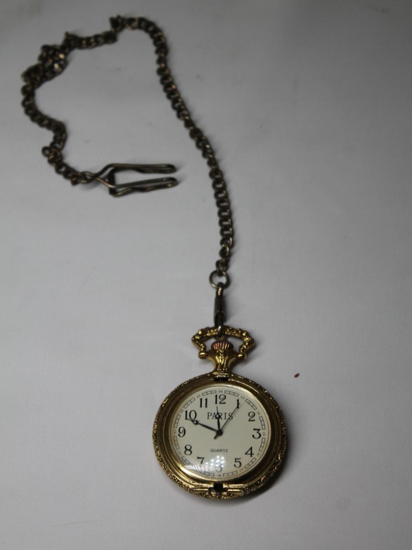 Goudkleurige zakhorloge (Art. 3448)