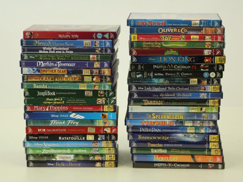 40+ Disney DVD films