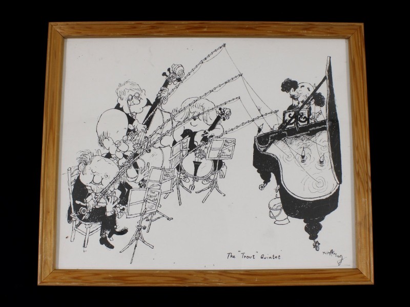 “The ‘Trout’ Quintet” – Gerard Hoffnung