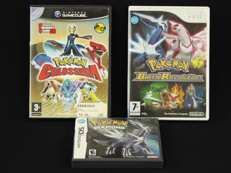 Lot Pokémon games – Nintendo GameCube, Wii en Nintendo DS