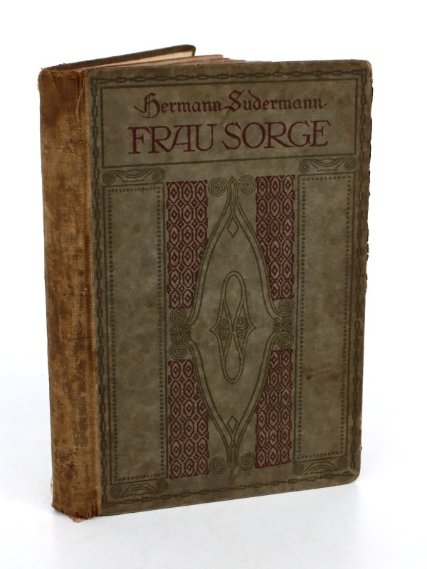 Antieke Duitse Roman 'Frau Sorge' – Hermann Sudermann - 1922