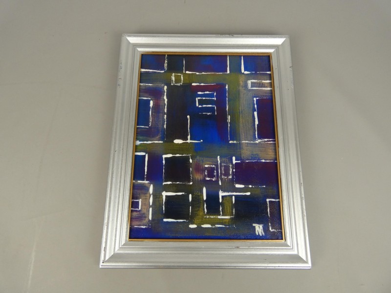 Abstract Olieverfschilderij