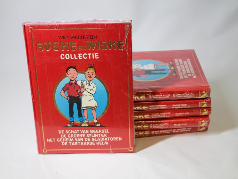 6 Suske en Wiske albums in verpakking (Art. 3468)