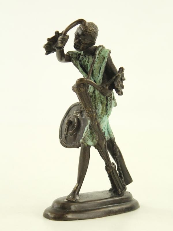 Bronzen statuette Issouf Bonkoungou