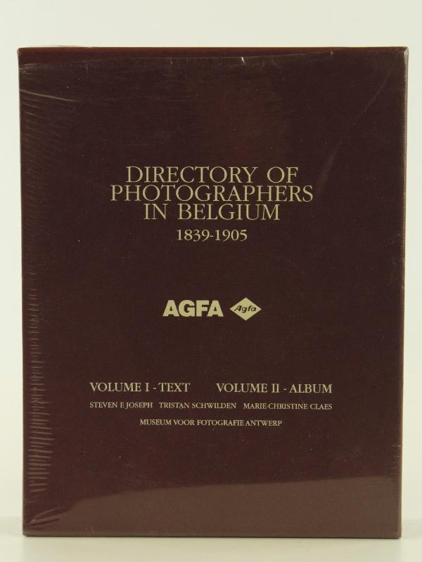 Directory of Photographers in Belgium 1839-1905 - 2 volumes - nieuw in folie