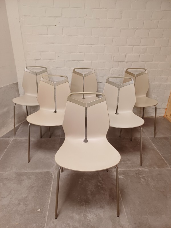 6 design stoelen Dexi