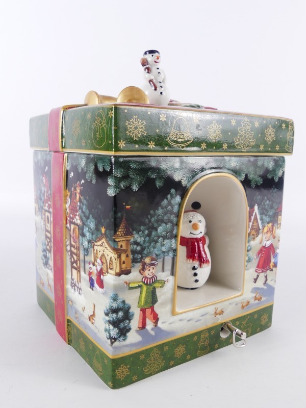 Villeroy & Boch muziekdoos Frosty The Snowman