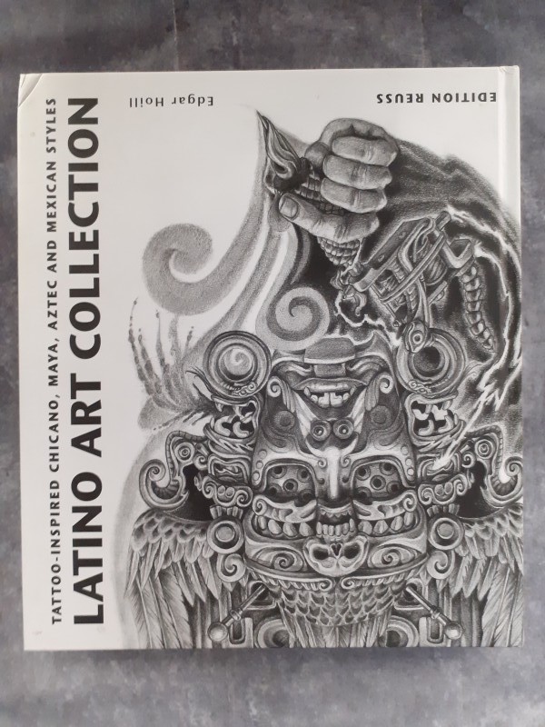 Boek: Latino Art Collection, Tattoo-inspired Chicano, Maya, Aztec and Mexican styles