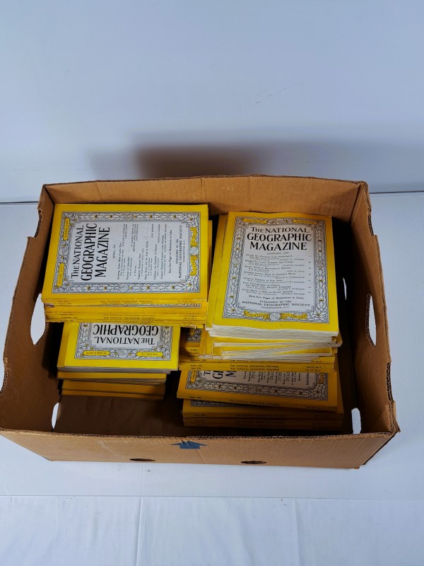 Lot The National Geographic Magazine – jaren 50 – diverse nummers.