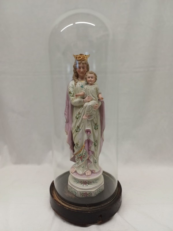 Porseleinen beeld Madonna met kind
