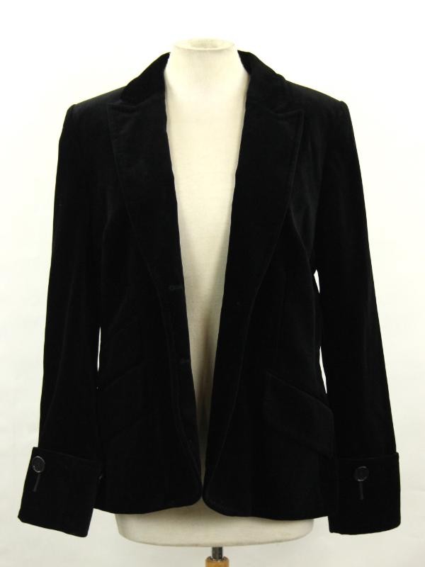 Scapa zwarte velours blazer - Made in Belgium