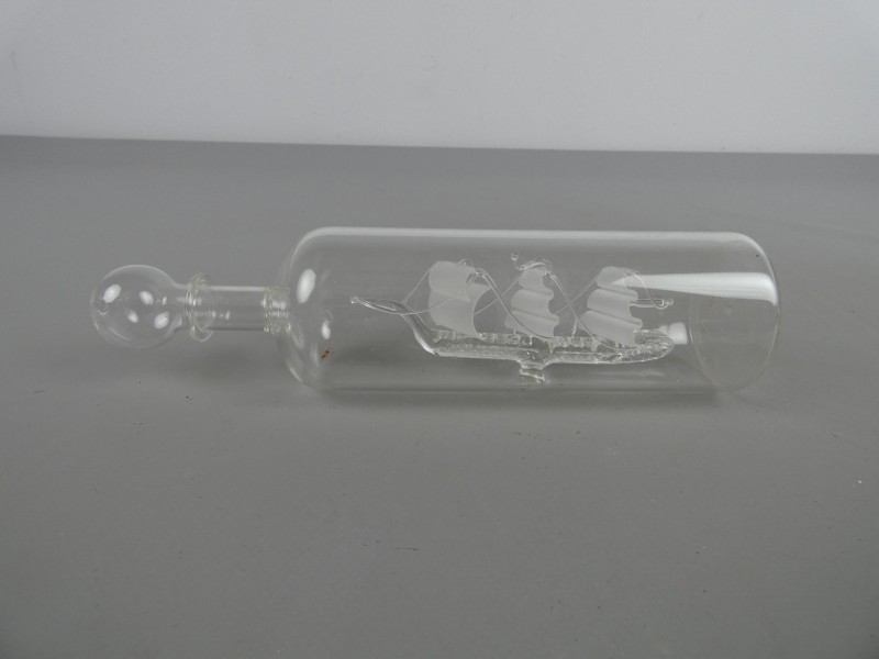 Glazen Schip in Fles