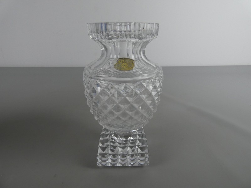 Geruite Val Saint Lambert vaas