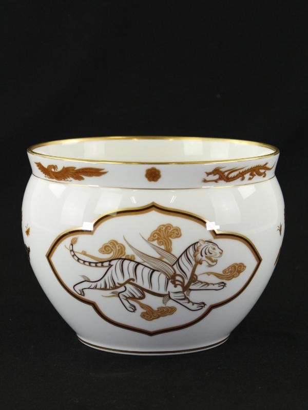 'White Tiger' jardinière -  Okura voor Franklin Mint 1979