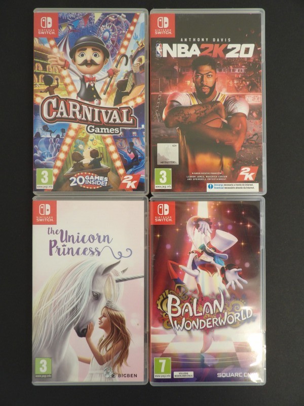 4 Nintendo Switch spellen