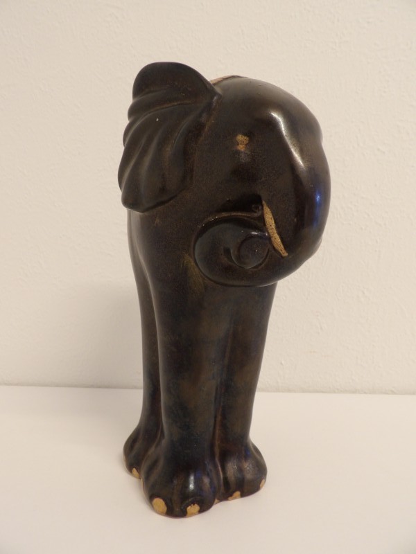 Keramiek olifant beeld