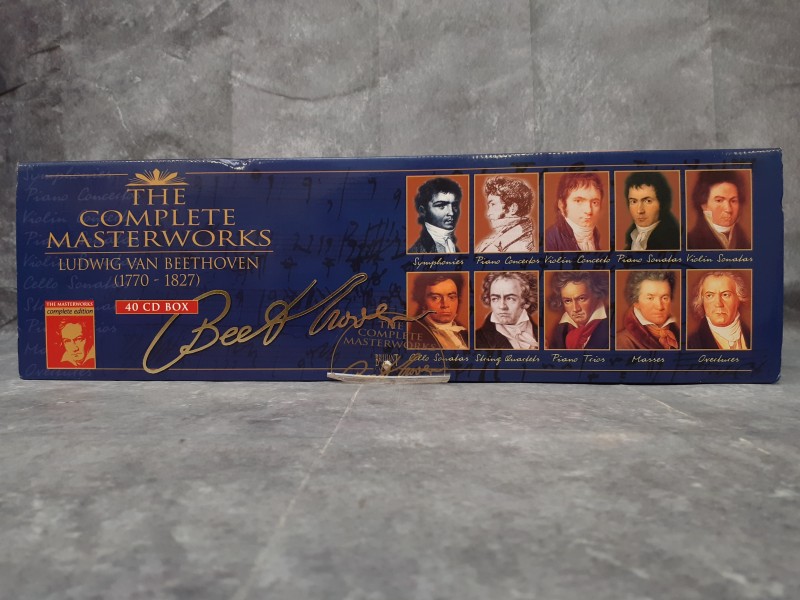 CD: Ludwig van Beethoven - The Complete Masterworks (40 CD Box Set