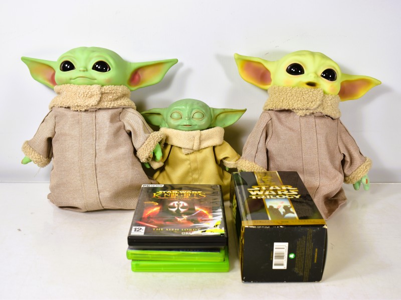 Lot Star Wars Grogu (Baby Yoda) figuren en films/games.