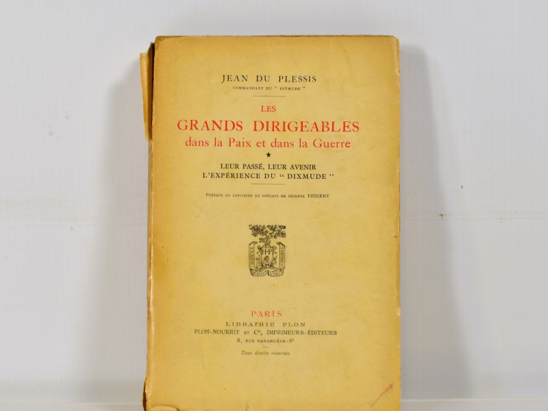 Les Grands Dirigeables – Jean du Plessis – 1925.
