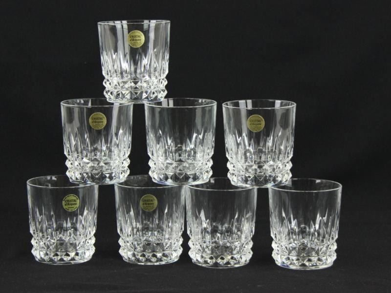 8 D'Arques Longchamp Whiskyglazen