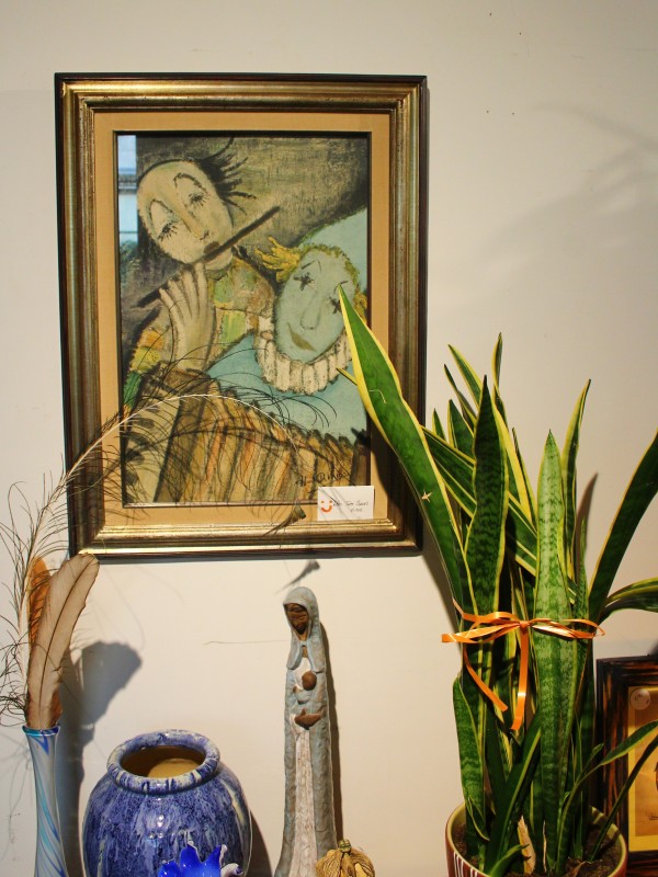 Litho 2 Clowns - Hubert De Vries