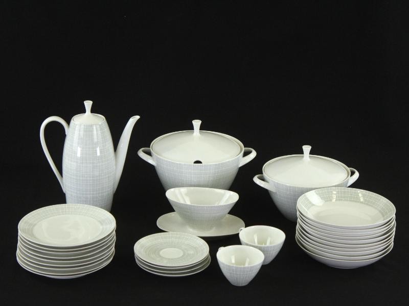 Arzberg porseleinen servies – set met koffiepot, terrines en borden