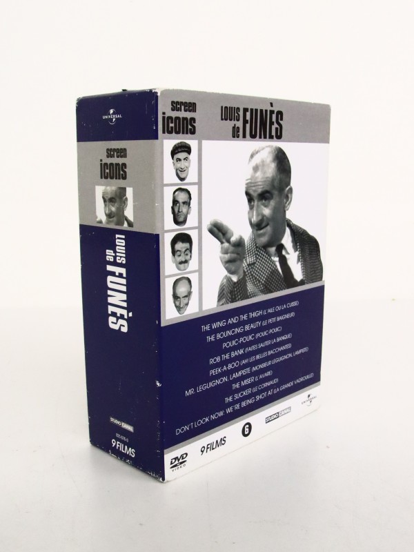 Louis De Funès screen icons DVD box