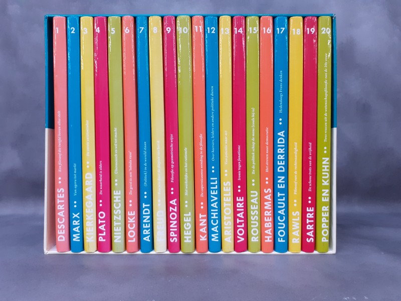 Boek: Verzamelbox '20 Geniale denkers'