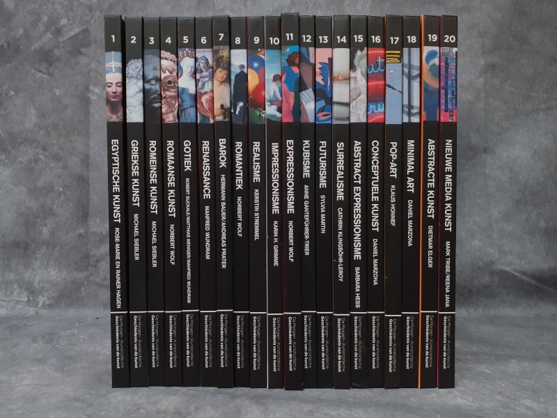 Boek: 20-delige kunstboekenreeks: De Morgen - Kunstcollectie: geschiedenis van de kunst