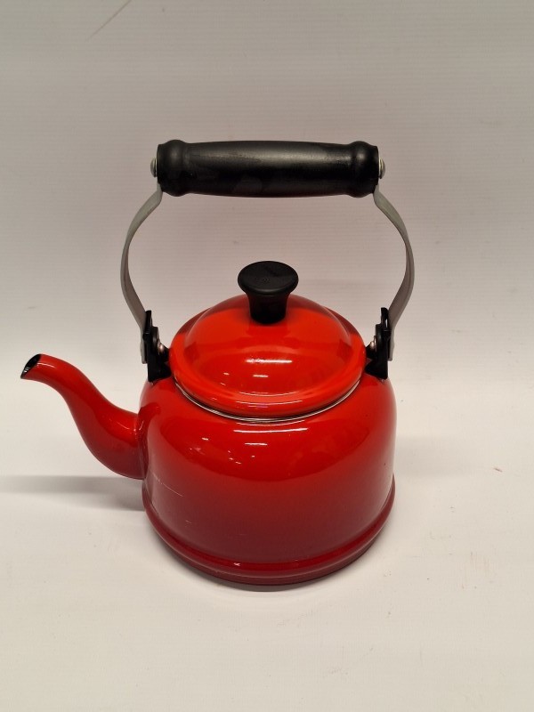 Le Creuset demi waterketel 1,1L -geëmailleerd staal - kersenrood