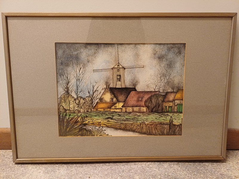 Schilderij De molen van Lo