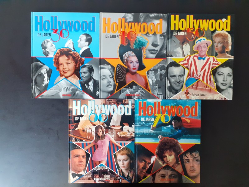 Boek: 5-delige set van Hollywood filmgeschiedenis