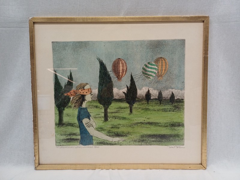 Schilderij "De verschillende liefdesverhalen"