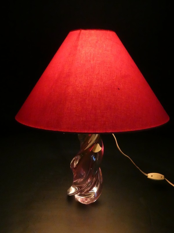 Vintage Val Saint Lambert tafellamp