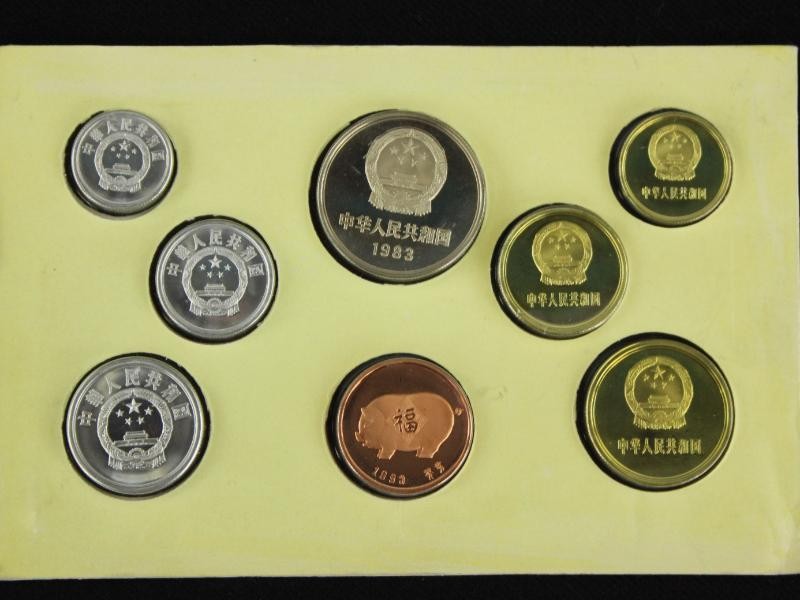 People's Republic of China muntenproefset 1983